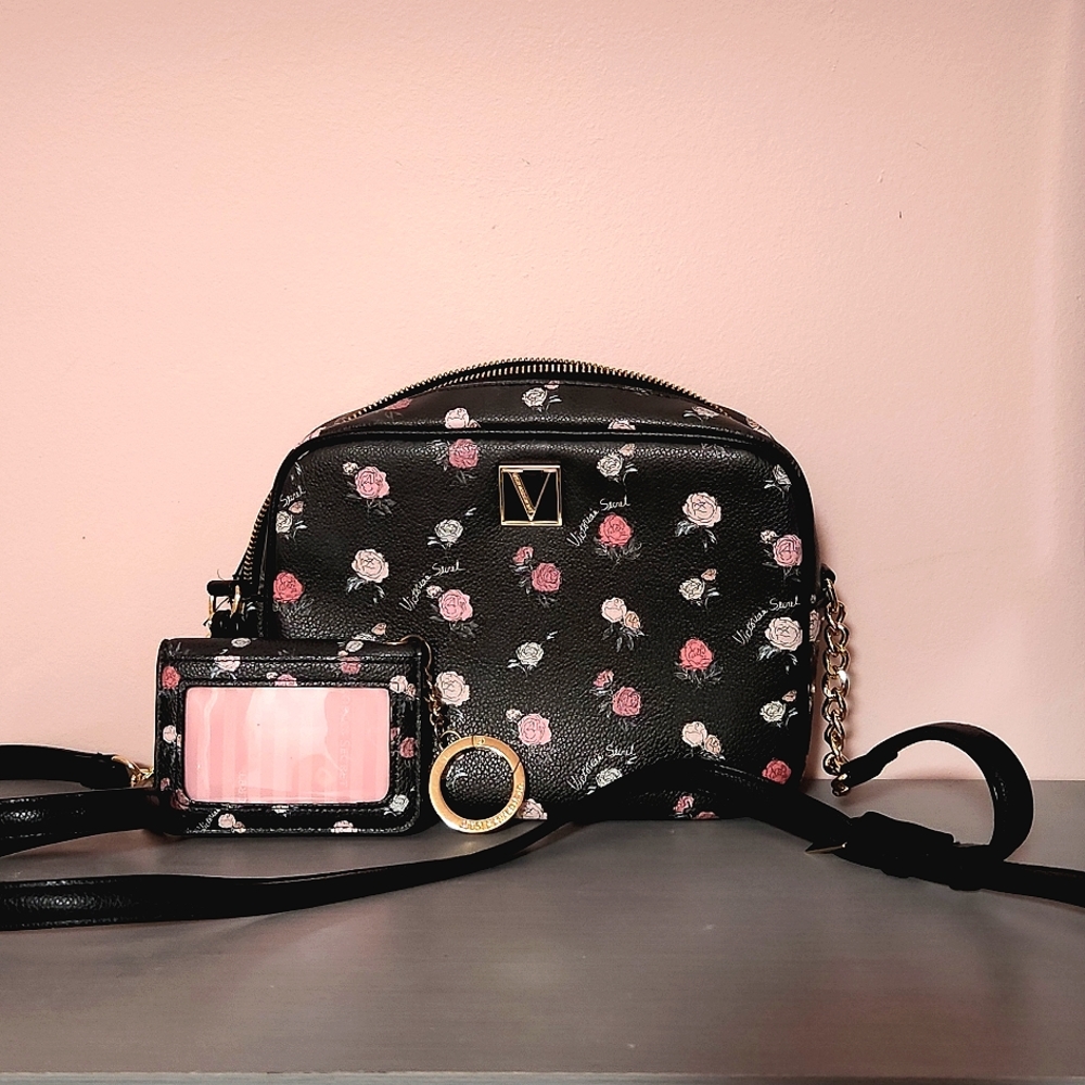 Victoria's Secret Floral Print Crossbody Bag